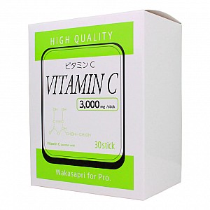 ワカサプリ　高濃度ビタミンC 3,000mg /30包(1か月分)